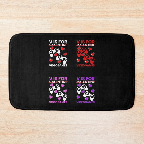 Item preview, V Is For Video Games, Valentines Day, Sticker Pack designed and sold by FNStuff.