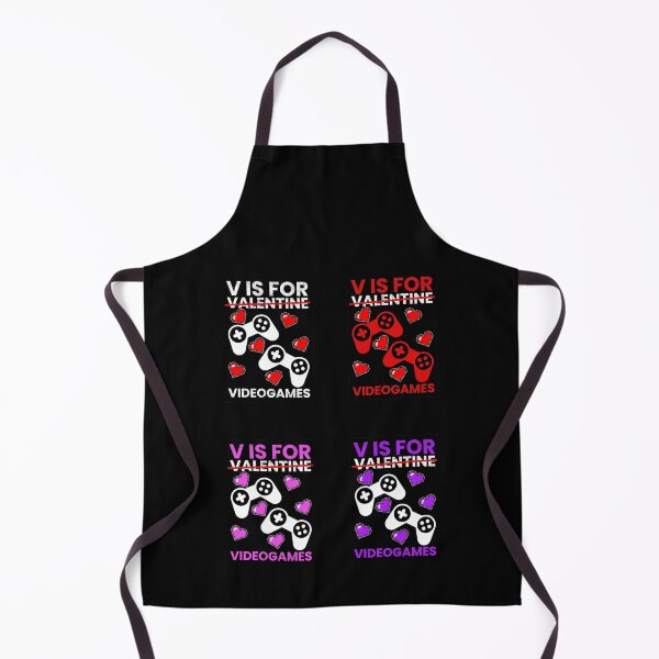 Item preview, V Is For Video Games, Valentines Day, Sticker Pack designed and sold by FNStuff.