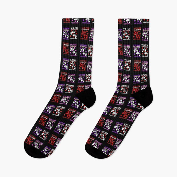 Item preview, V Is For Video Games, Valentines Day, Sticker Pack designed and sold by FNStuff.