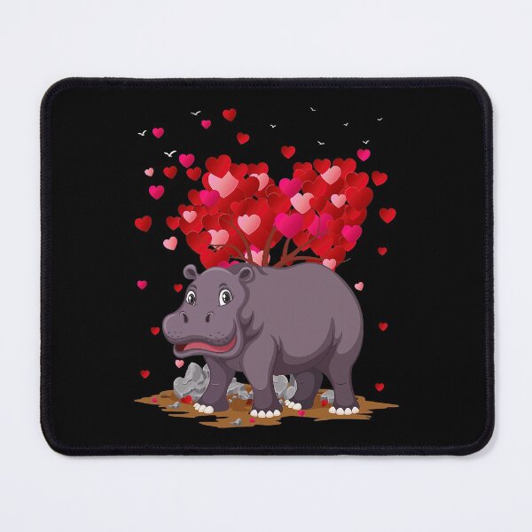Item preview, Funny Hippopotamus Animal Lover Hippopotamus Valentine_s Day designed and sold by SeanDoke.