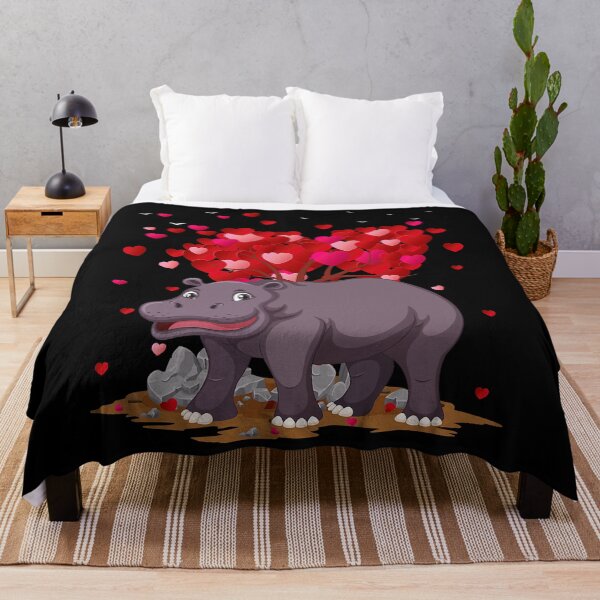 Item preview, Funny Hippopotamus Animal Lover Hippopotamus Valentine_s Day designed and sold by SeanDoke.