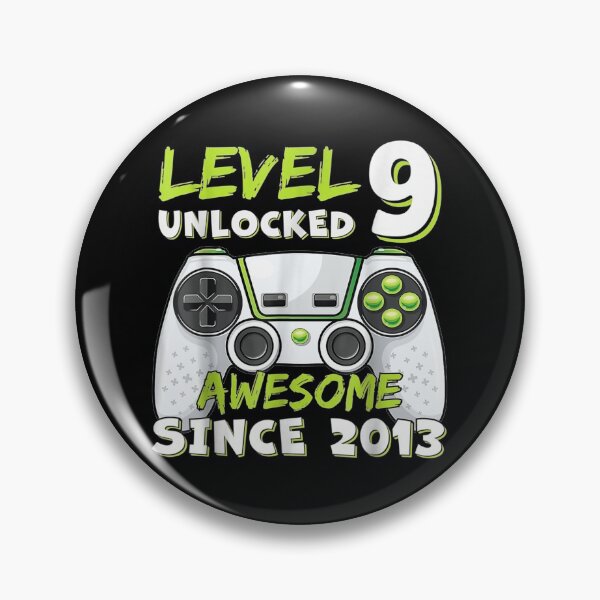 Item preview, Nine 9yr BDay Son Boy Funny Gamer 9th 9 Years Old Birthday designed and sold by Meledinamayaleo.