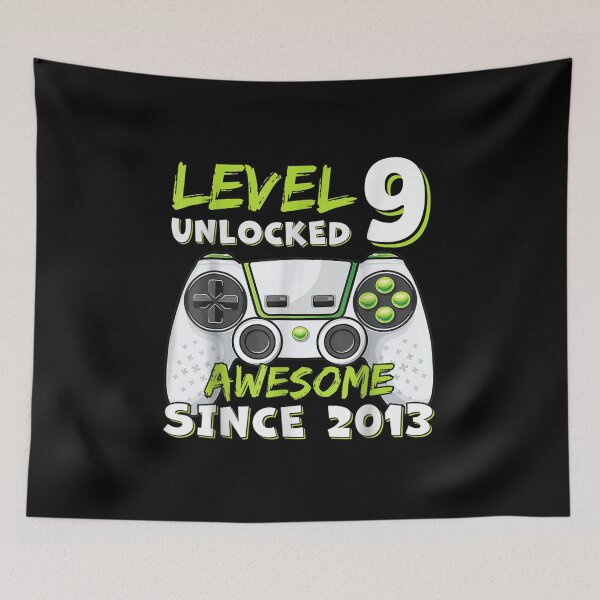 Item preview, Nine 9yr BDay Son Boy Funny Gamer 9th 9 Years Old Birthday designed and sold by Meledinamayaleo.