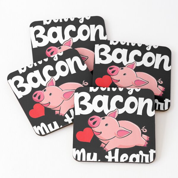 Item preview, Don't Go Bacon My Heart Cerdo Regalo del día de San Valentín Premium designed and sold by frenchtracey9.