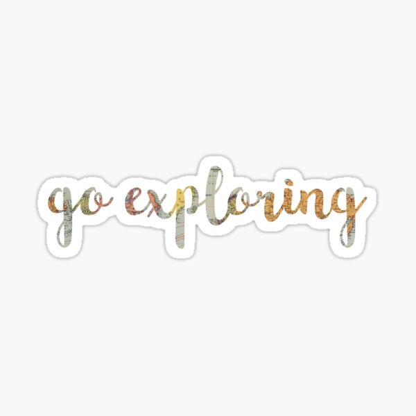 Item preview, go exploring  designed and sold by jackiekeating.