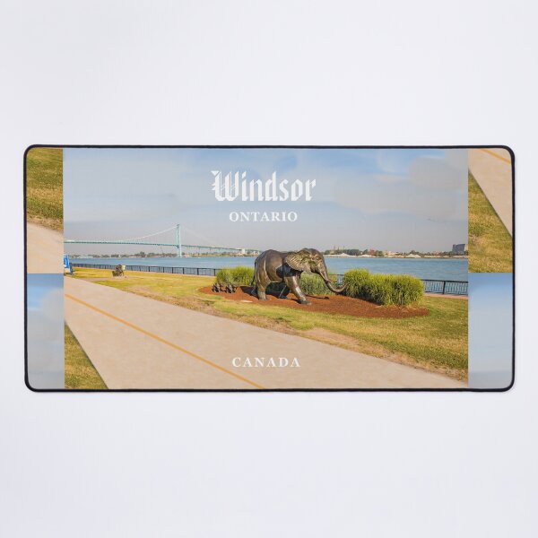 Item preview, Windsor, Ontario - Beautiful Park & Bridge designed and sold by leemcnut.