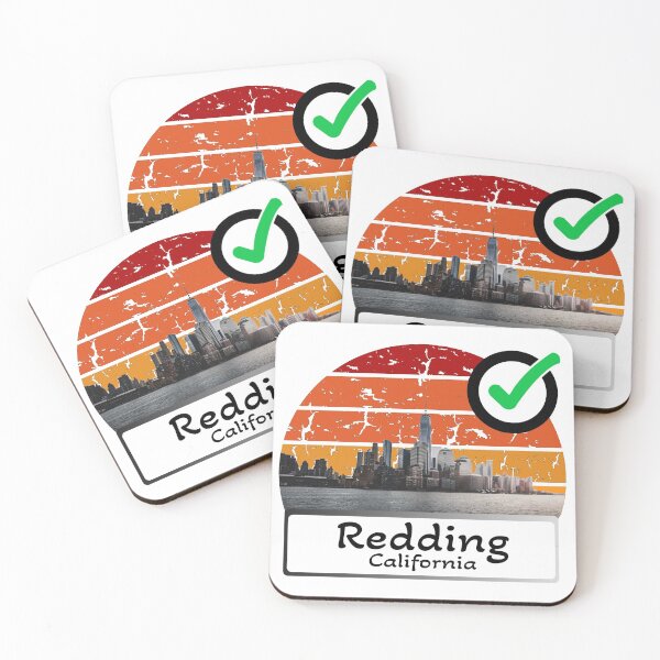 Item preview, Redding california united states of america vintage designed and sold by WhereIsTravis.