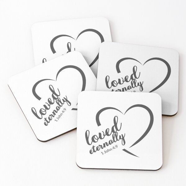 Item preview, Christian Designs - Loved Eternally - 1 John 4 verse 9 designed and sold by simplydesignart.