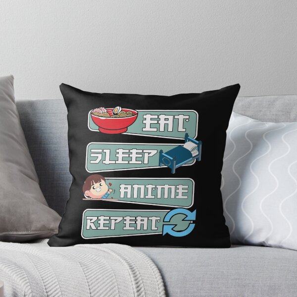 Item preview, Funny kawaii Eat Sleep Anime Repeat Anime Manga designed and sold by SARAHKUHNS.