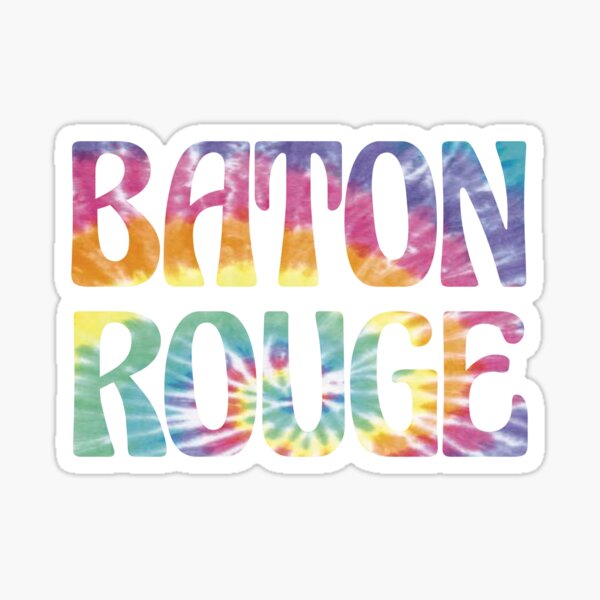 Item preview, BATON ROUGE TIE DYE designed and sold by PWRCT.