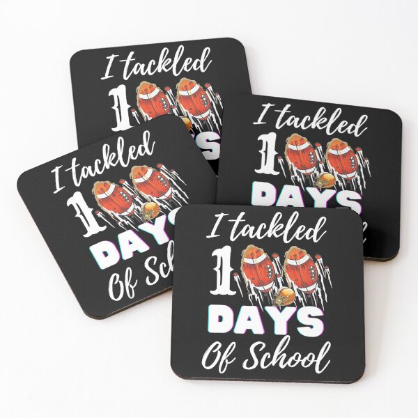 Item preview, I Tackled 100 Day Of School Football Boy 100th Day School T-Shirt designed and sold by AmylahP.