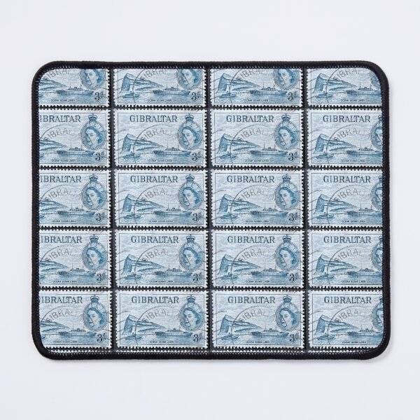 Item preview, Gibraltar Vintage Postage Stamp designed and sold by Factory57.