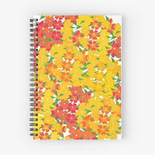 Item preview, yellow&orange&pink flowers designed and sold by ltbenedict21.