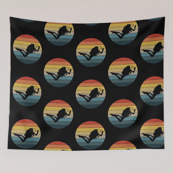 Item preview, Scuba diving Old Retro designed and sold by LittleShop79.