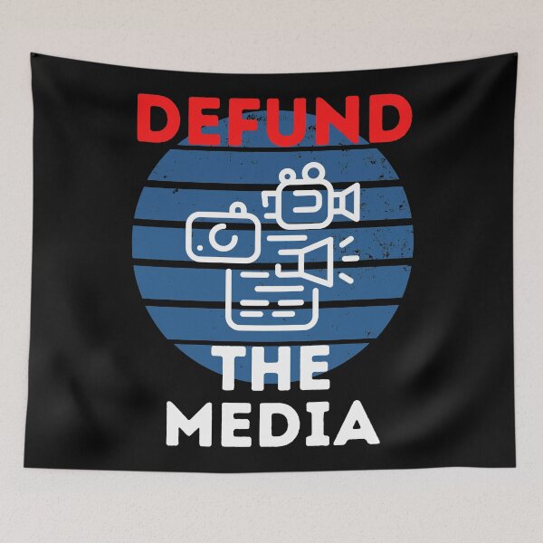 Item preview, Defund The Media Politically Incorrect Globalism Misinformation Saying designed and sold by EllConApparel.