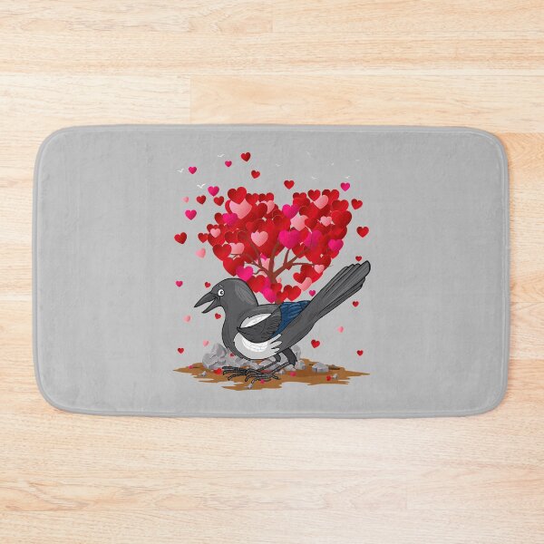Item preview, Funny Magpie Bird Lover Heart Shape Magpie Valentine_s Day designed and sold by MichelleMedin.