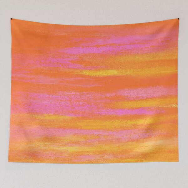 Item preview, Resting and relaxing yellow, orange and pink pastel artwork designed and sold by jeanyun48.