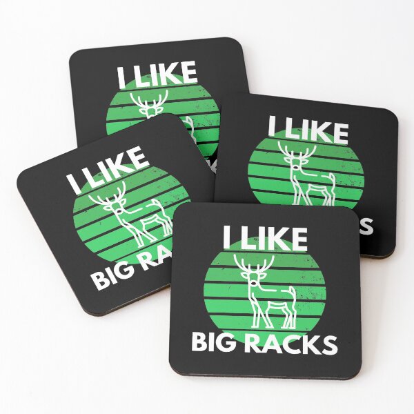 Item preview, I Like Big Racks Hunting Deer Buck Funny designed and sold by EllConApparel.