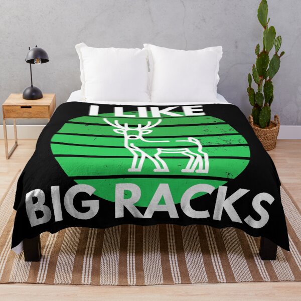 Item preview, I Like Big Racks Hunting Deer Buck Funny designed and sold by EllConApparel.
