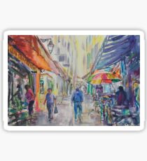 Provence street stall Sticker