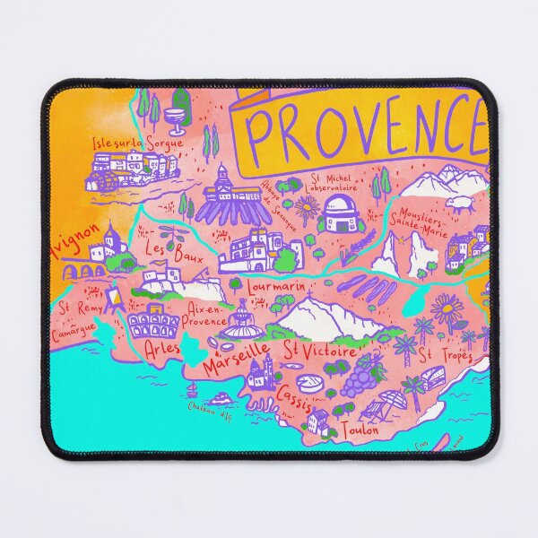 Item preview, Map of Provence designed and sold by Nosynonym.