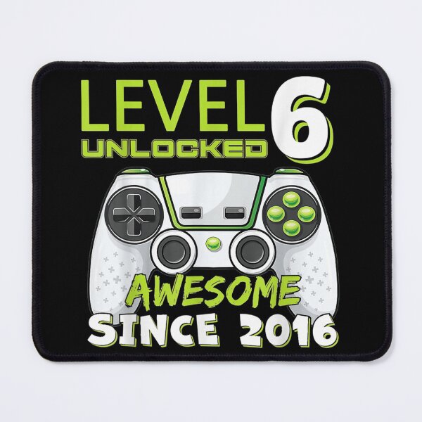 Item preview, Kids Six 6yr 6th BDay Son Boy Funny Gamer Level 6 Unlocked designed and sold by Meledinamayaleo.