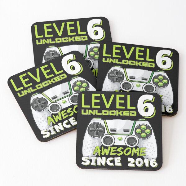 Item preview, Kids Six 6yr 6th BDay Son Boy Funny Gamer Level 6 Unlocked designed and sold by Meledinamayaleo.