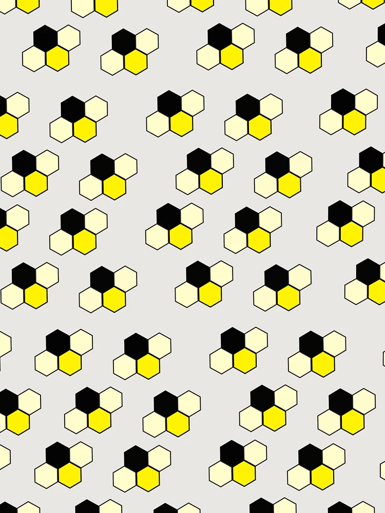 Thumbnail 6 of 6, Premium Oversized Hoodie, Geometric Bees designed and sold by PyroPython.