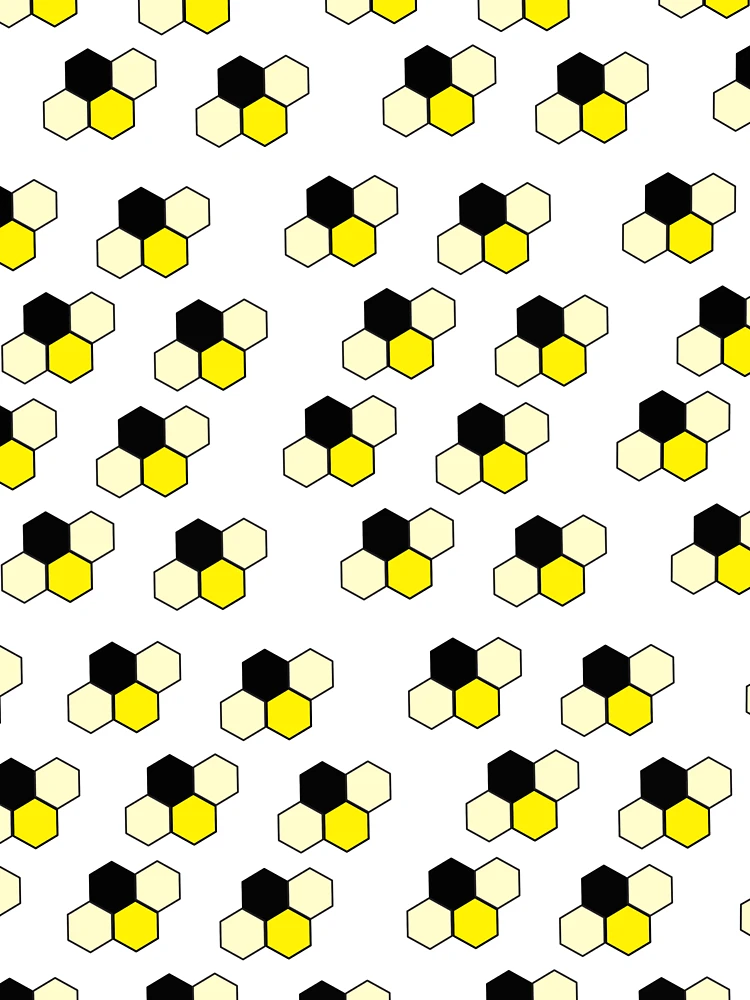 Thumbnail 4 of 4, Boxy T-Shirt, Geometric Bees designed and sold by PyroPython.