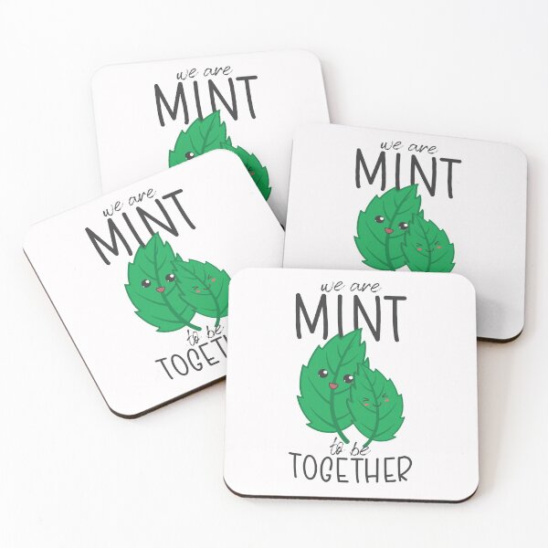 Item preview, We Are Mint To Be Together | Funny Valentines Day | Cute Valentines Day designed and sold by DrawingBoard.