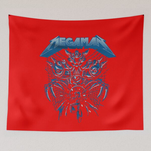 Artikelvorschau, Mega Rockman, Megaman, Megaman X, Heavy Metal, Band Tee, Sigma Boss, Videospiel Shirt, Retro, 80er, 1980er, Run and Gun, Grafik, Gamer Shirt entworfen und verkauft von LubeHen.