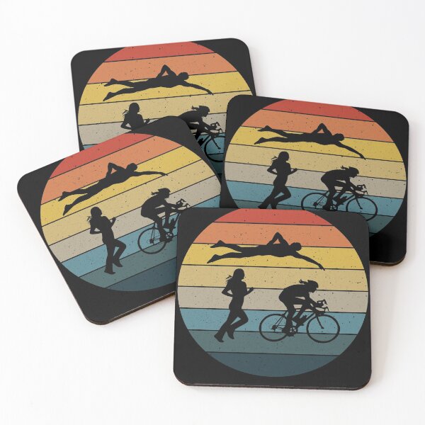 Artikelvorschau, Triathlon Schmutzige Retrofarbe entworfen und verkauft von SweetThreads79.