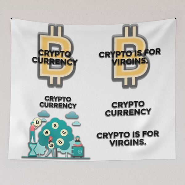Item preview, Crypto is for Virgins.... Really ? designed and sold by Marwad Haveli.