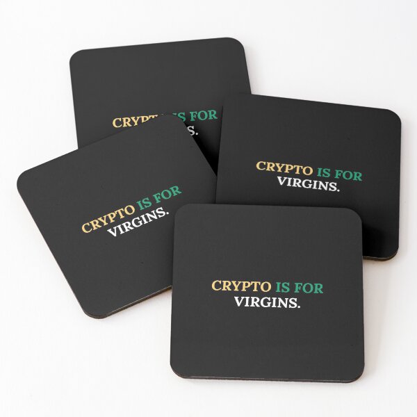 Item preview, Crypto is for Virgins..... Funny ? designed and sold by Marwad Haveli.