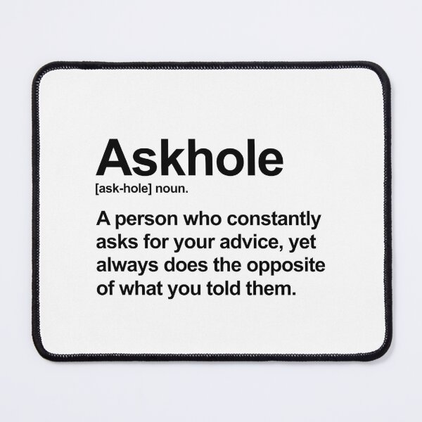 Item preview, Askhole Definition Funny designed and sold by allysmar.