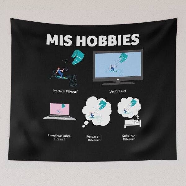 Item preview, My favorite hobby is kitesurfing Classic designed and sold by EugeneBerman.