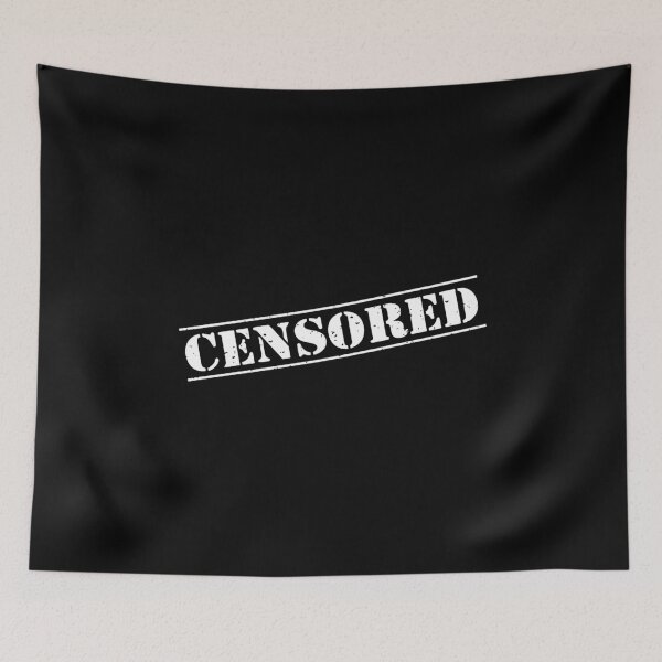 Item preview, Black Censored Political Stamp of Digital Censorship designed and sold by RareLoot19.