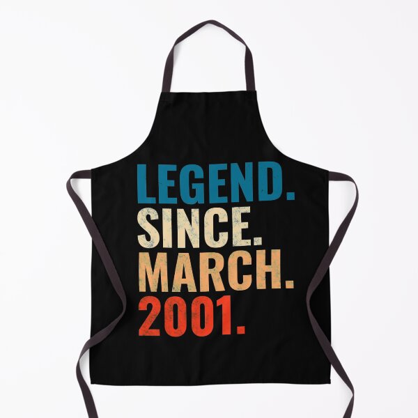 Item preview, Legend Since March 2001 Retro Vintage designed and sold by Teelogic.