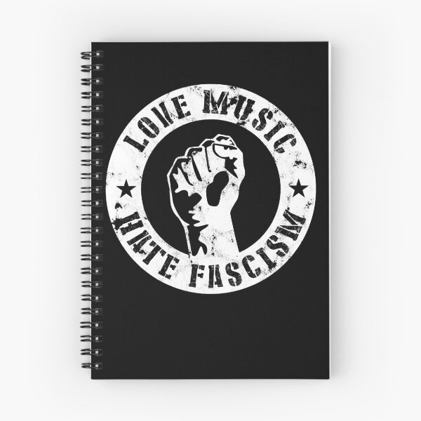 Item preview, Love Music Hate Fascism Against Nazis designed and sold by BarbaraA35.
