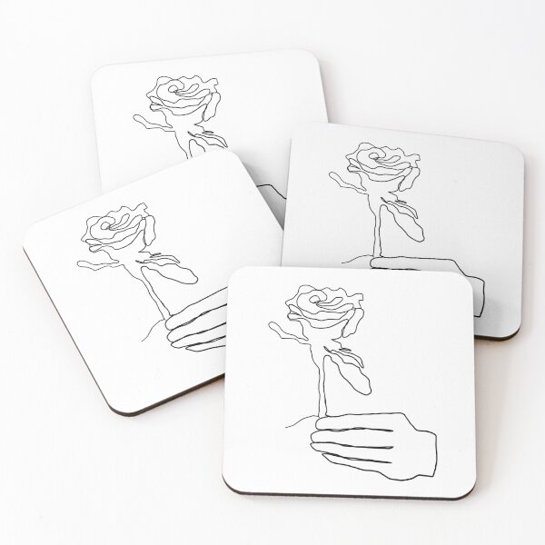 Item preview, Holding Rose One lined Art designed and sold by wildjellybeans.