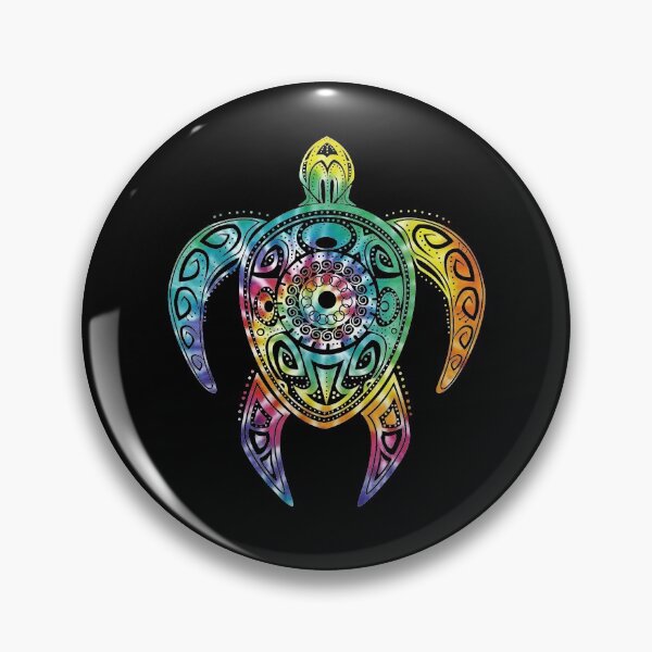 Item preview, Colorful Turtle Watercolor Maori Ocean Scuba Art designed and sold by richardmatthew.