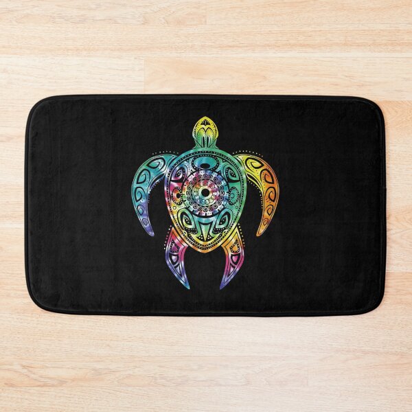 Item preview, Colorful Turtle Watercolor Maori Ocean Scuba Art designed and sold by richardmatthew.
