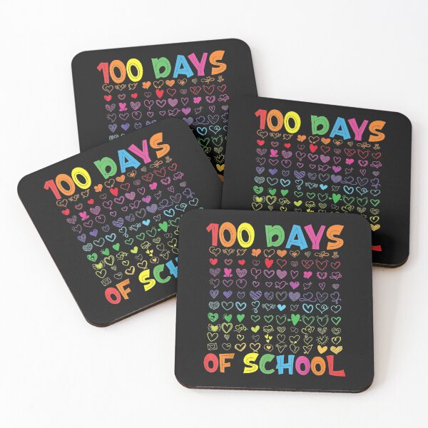 Item preview, 100 Days Of School Teacher kids Student Boy Girl 100 Hearts T-Shirt designed and sold by Besnier-Rahel.