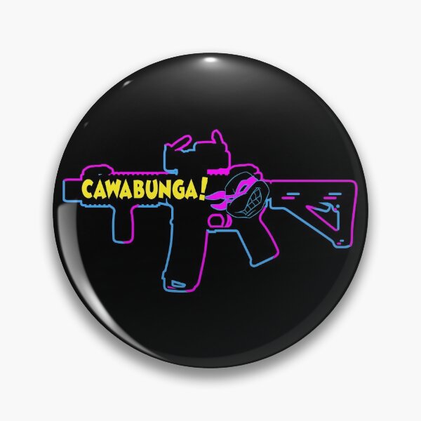 Item preview, 3D Retro 3 Dimensional 80's - Turtle - Cawabunga - 2nd Amendment - M4 AR15 AR 15 AR-15 Rifle - Patriot Protester designed and sold by Warhawk Designs.
