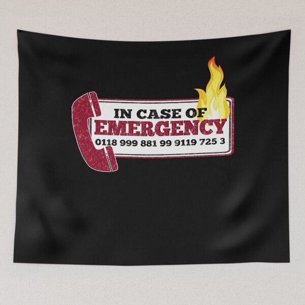 Item preview, It Crowd Inspired - New Emergency Number - 0118 999 881 99 9119 725 3 - Moss and the Fire Essential  designed and sold by Robertchilds7.