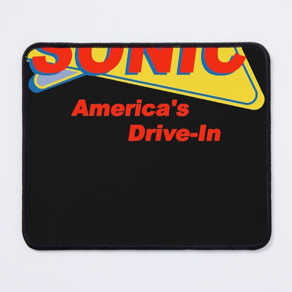 Item preview, Sonic America&x27;s drive-in Fast Food Logo Red Essential T-Shirt designed and sold by ErnestineTina.