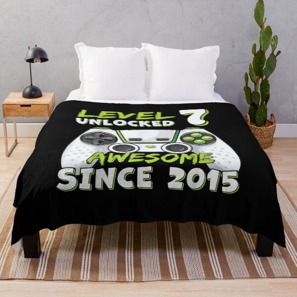Item preview, Seven 7yr BDay Son Boy Funny Gamer 7th 7 Years Old Birthday designed and sold by Meledinamayaleo.