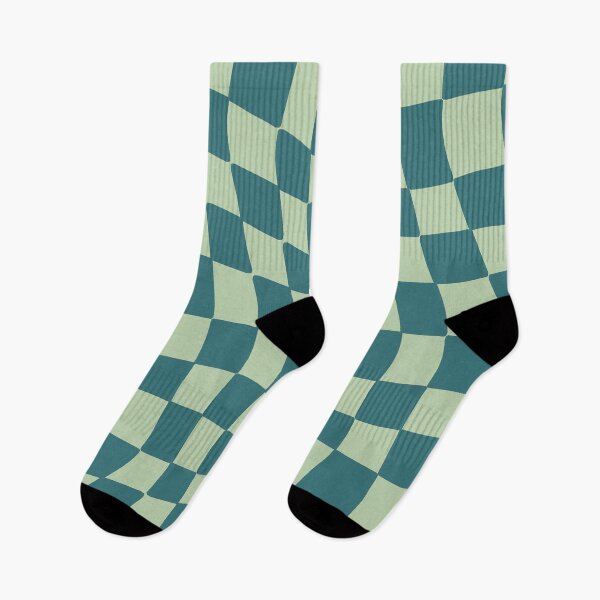 Item preview, Light Green and Blue Checkered  designed and sold by Bookish Lovers.