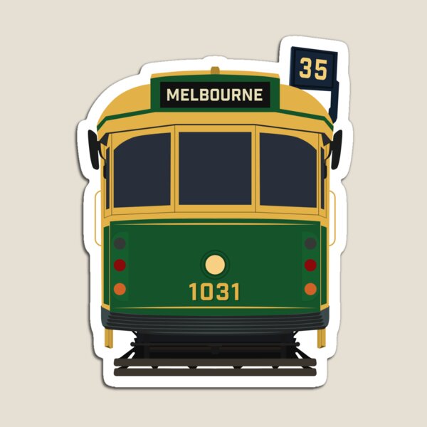 Item preview, Melbourne Tram, W-Class Front View  designed and sold by JonesyDave.