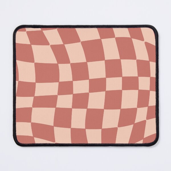 Item preview, Coral Coloured Checkered  designed and sold by Bookish Lovers.